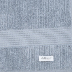 TOALHA DE BANHO 70/140 FIO PENTEADO CANELADO AZUL CLARO 1284 - BUDDEMEYER