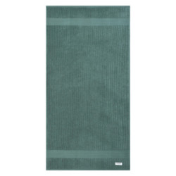 TOALHA DE BANHO 70/140 FIO PENTEADO CANELADO VERDE FOLHA 3074 - BUDDEMEYER