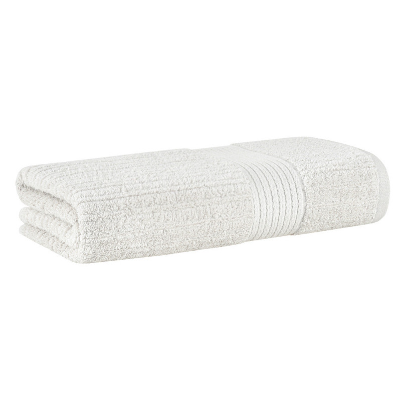 TOALHA DE BANHO 90/150 FIO PENTEADO CANELADO CINZA CLARO 1744 - BUDDEMEYER