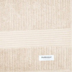 TOALHA DE BANHO 90/150 FIO PENTEADO CANELADO BEGE CLARO 3032 - BUDDEMEYER