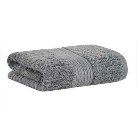 TOALHA DE ROSTO 48/85 FIO PENTEADO CINZA ESCURO 1839 - BUDDEMEYER