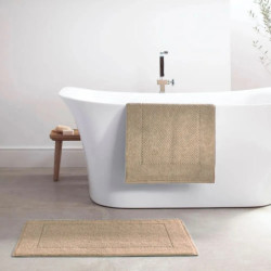 TOALHA PARA PÉS FIO PENTEADO BEGE TAUPE 1534 - BUDDEMEYER