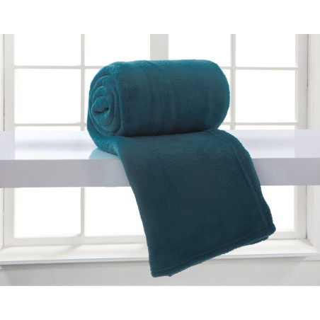 MANTA SOLTEIRO HOME DESIGN LISA CORTTEX AZUL ADRIATICO 1,50 m X 2,00 m