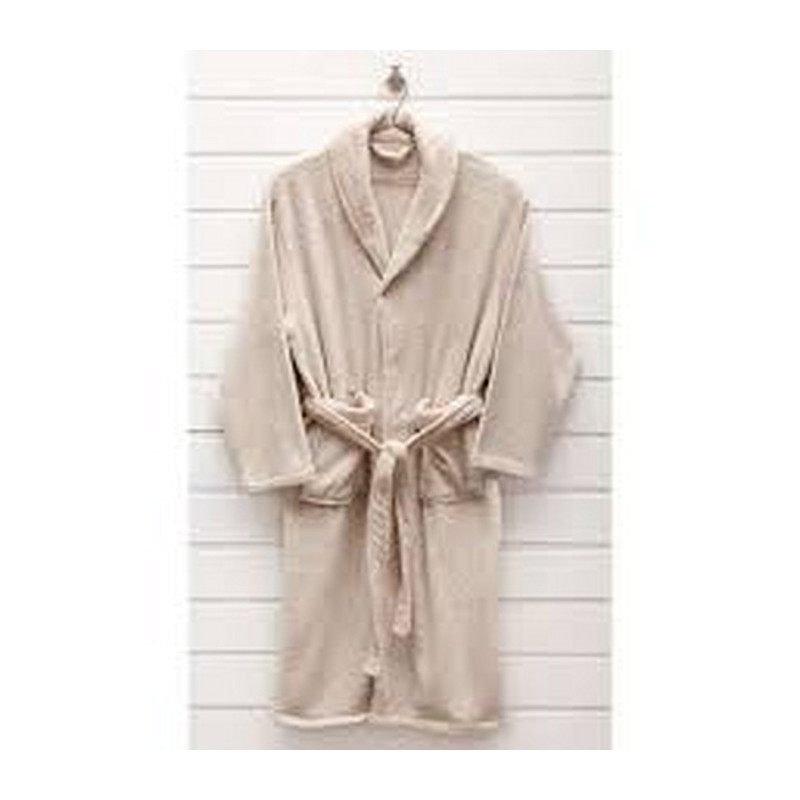 ROUPÃO HOME DESIGN CORTTEX BEGE TAMANHO M